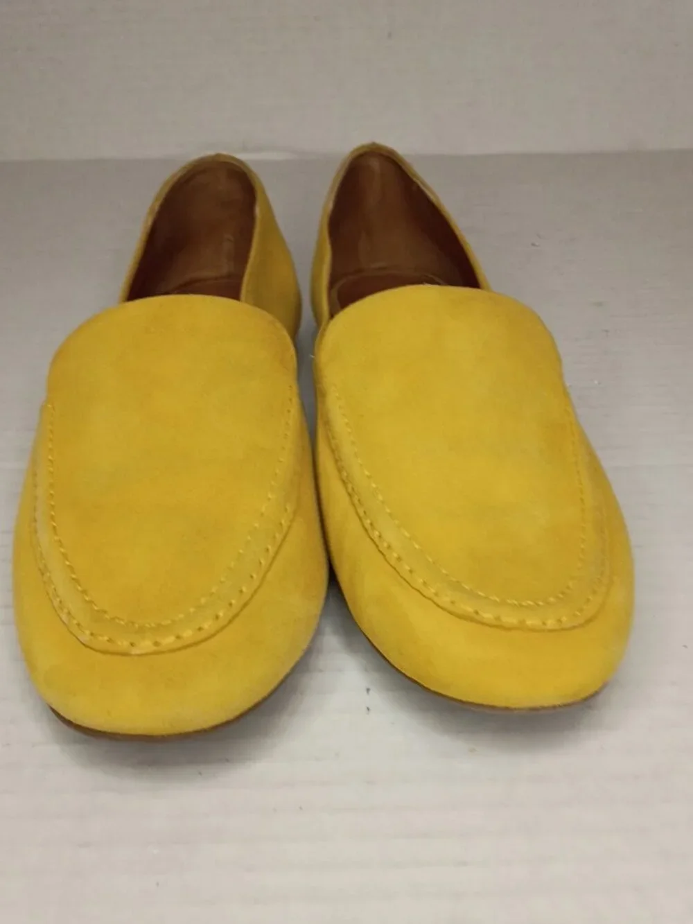 Caslon Yellow Suede Slip On Loafers Flats Women’s Size 6M